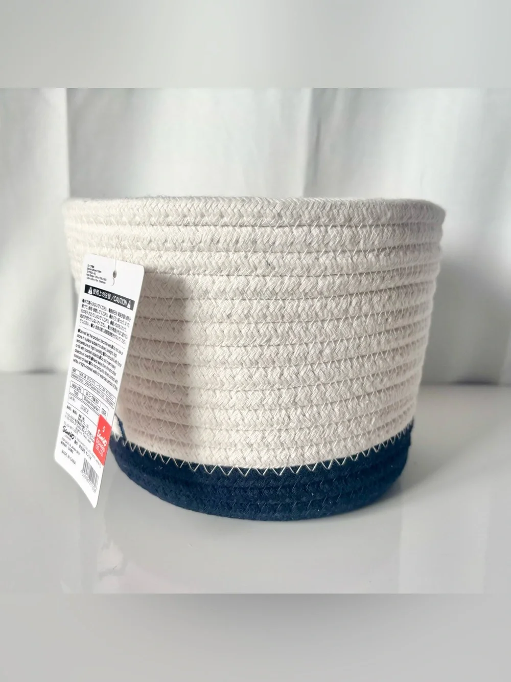 Cinnamoroll Small Woven Basket NWT Kawaii Room Decor Kawaii Baby Shower Basket